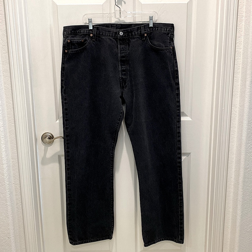 Men’s Levi’s 501 Original Fit Black Jeans 42x34